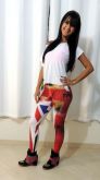 Legging fusô estampa digital